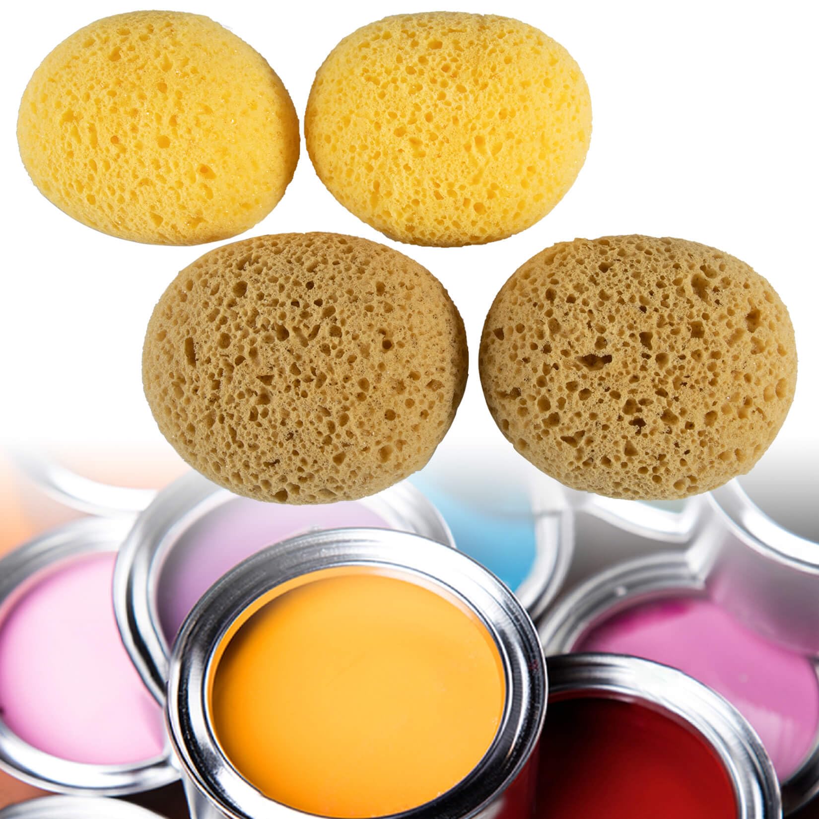 2PCS Knockdown Texture Sponge - Drywall Repair Texture Spray Drywall Texture Patch Sponge for Painting Ceiling Wall Knock Down Texture Tool Paint Sponge