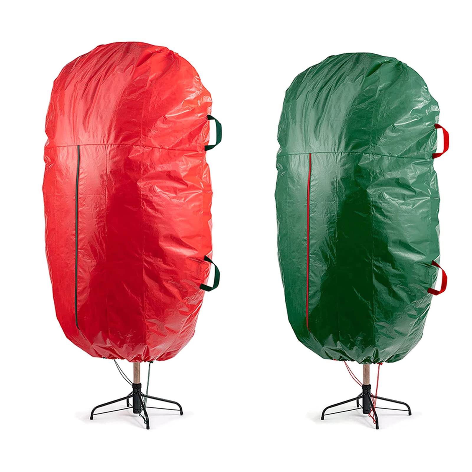Upright Artificial Christmas Tree Thick Storage Bag Reinforced Handles & Zipper Protects