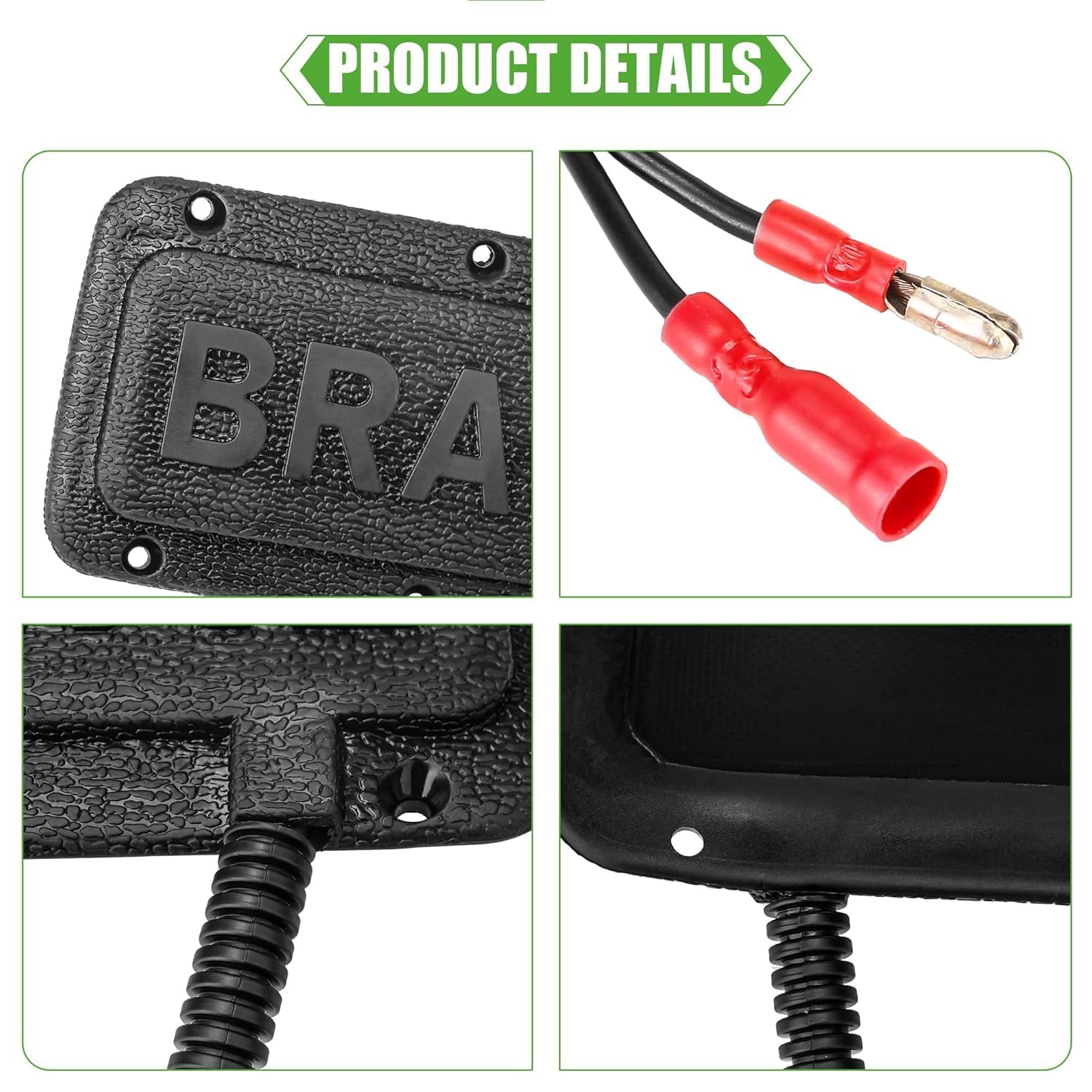 10L0L Universal Golf Cart Brake Light Switch/Brake Pad Switch for Club CAR EZGO and Yamaha Models (2 Packs)