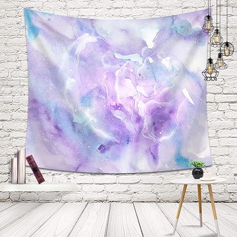 Amazon Co Jp Nd タペストリー 背景 布 パステル マーブル ピンク グリーン パープル ブルー ネイビー 柄 インテリア おしゃれ 大判 大きい 部屋 飾り 飾り付け 壁 デザイン３ ホーム キッチン