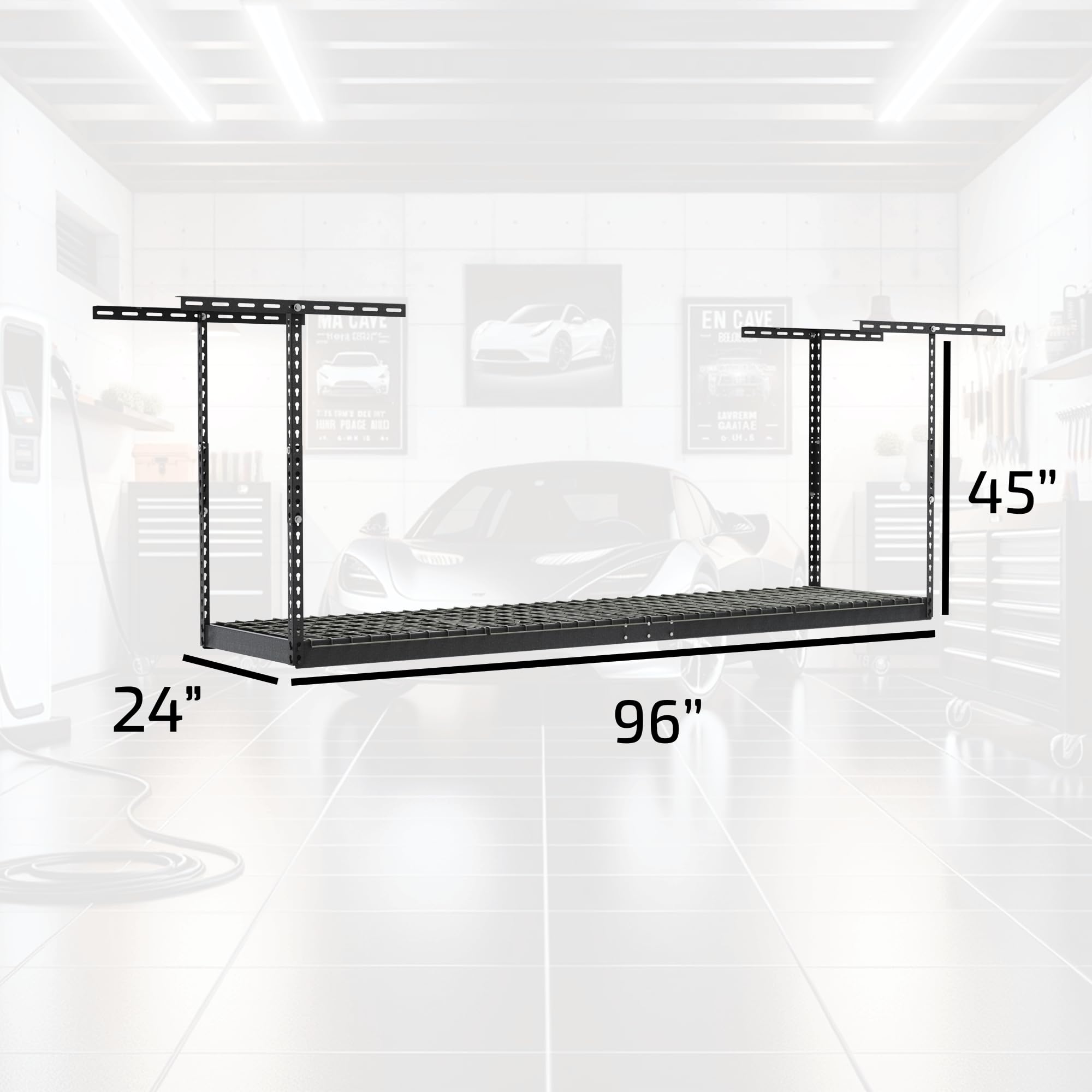 ☆GARAGE type38 Amazon.com: MonsterRax Overhead Garage Storage Rack 2x8