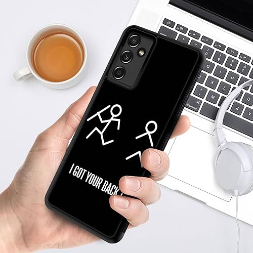Miniatura 6 de CARLOCA Funda de acrílico duro compatible con Samsung Galaxy A13 5G, con texto en inglés "I Got Your Back", diseño gráfico de identidad, a prueba de