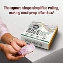 Urban Platter Square Rice Paper Sheets, 400g (Vietnamese Spring Roll Wrappers | Gluten Free | 22 cm each | Easy To Roll) gallery image