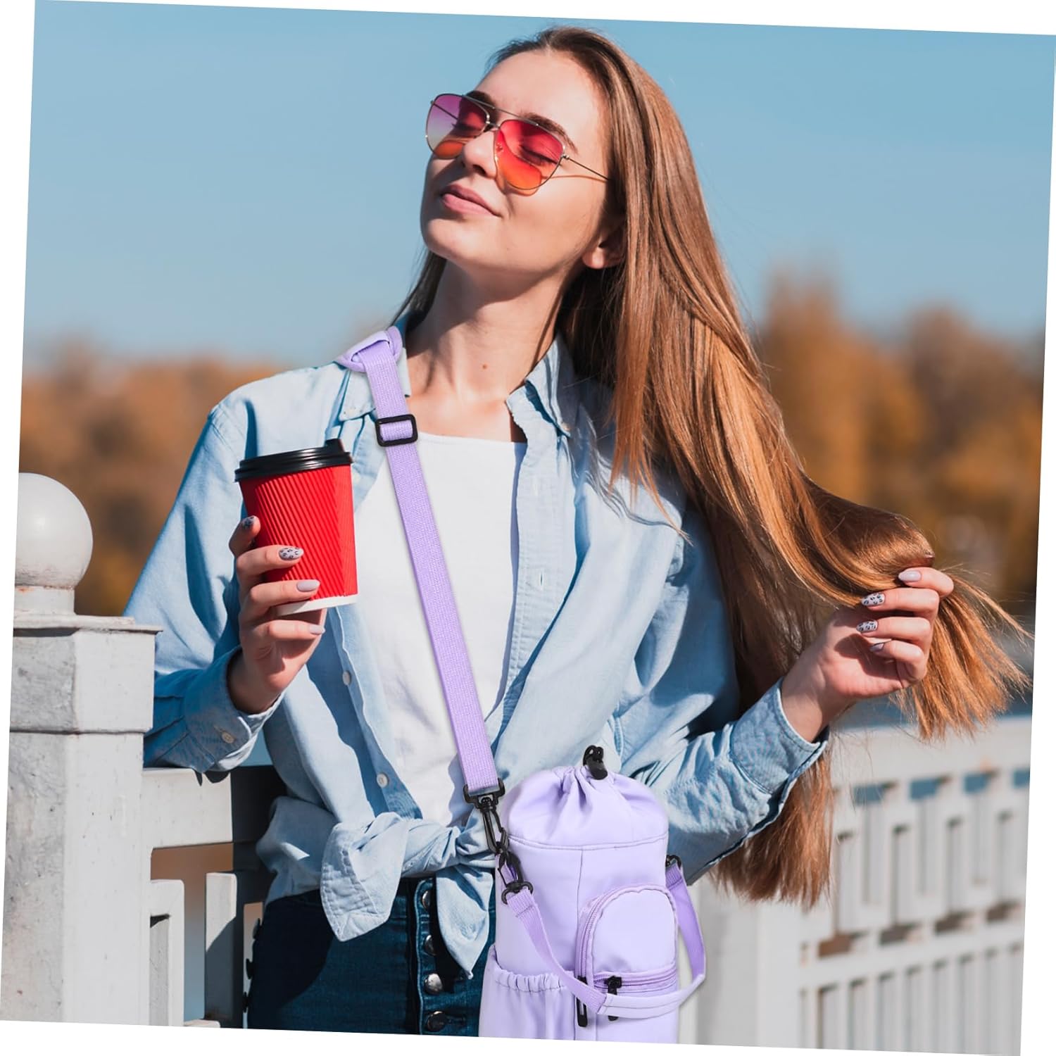 Mipcase Cup Travel Water Bottle Thermal Cup Waterbottle Insulated Cup Water Bottles Water Bottle Pouch Water