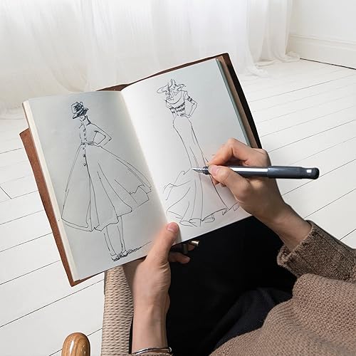 Miniatura 9 de WANDERINGS Cuaderno de viaje grande - 7.5 x 11 pulgadas  7.5 in x 11.0 in - Diario de viaje Grande. Un diario de cuero bellamente hecho a mano,