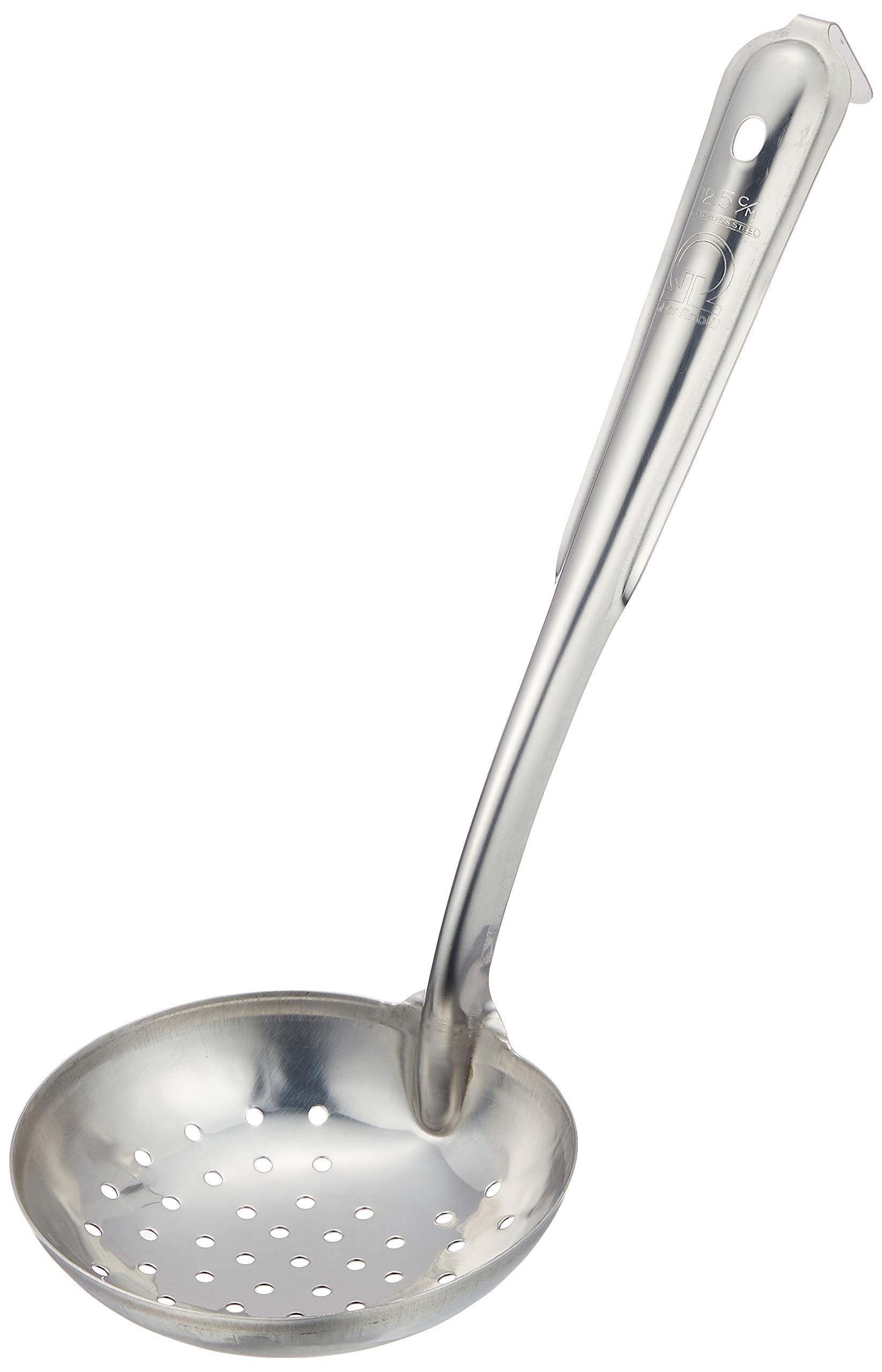 Amazon.co.jp: 遠藤商事 業務用 お玉 12.5cm 穴明 (カギ付) 18-0