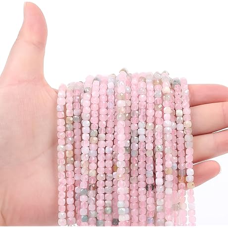 Morganite Natural Gemstone Jewelry Beads