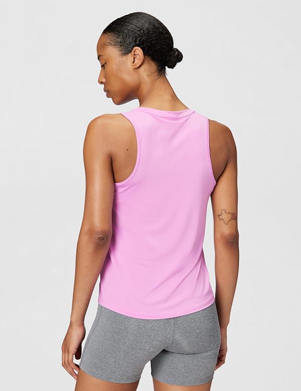 Nike Women's One Classic Dri-Fit Tank Top, Light Magenta/White, Large by Nike - Used condition - Image 4