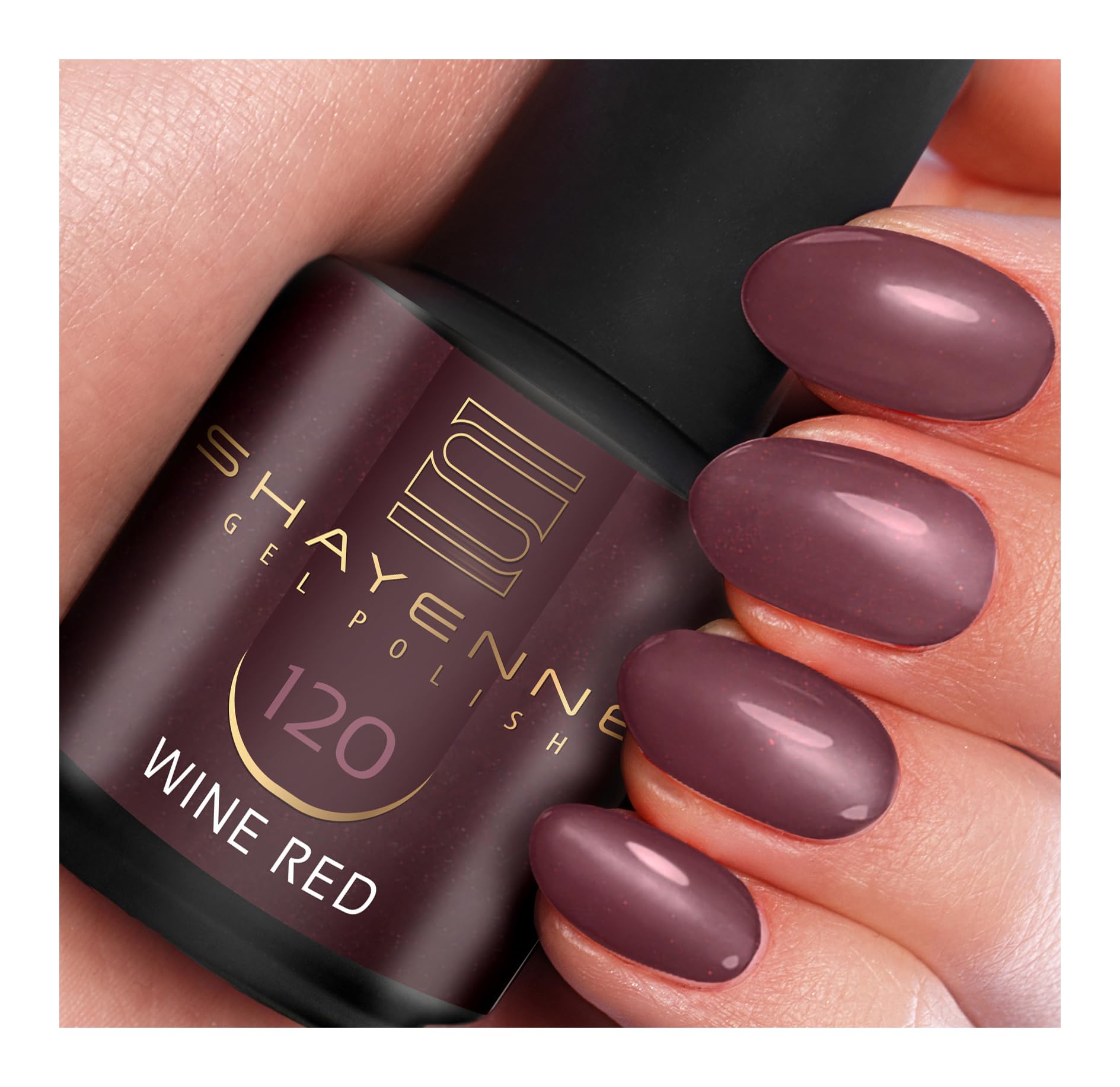 SHAYENNE UV Gel Nagellack Schwarz 15ml – 63 Black Diamond Gl