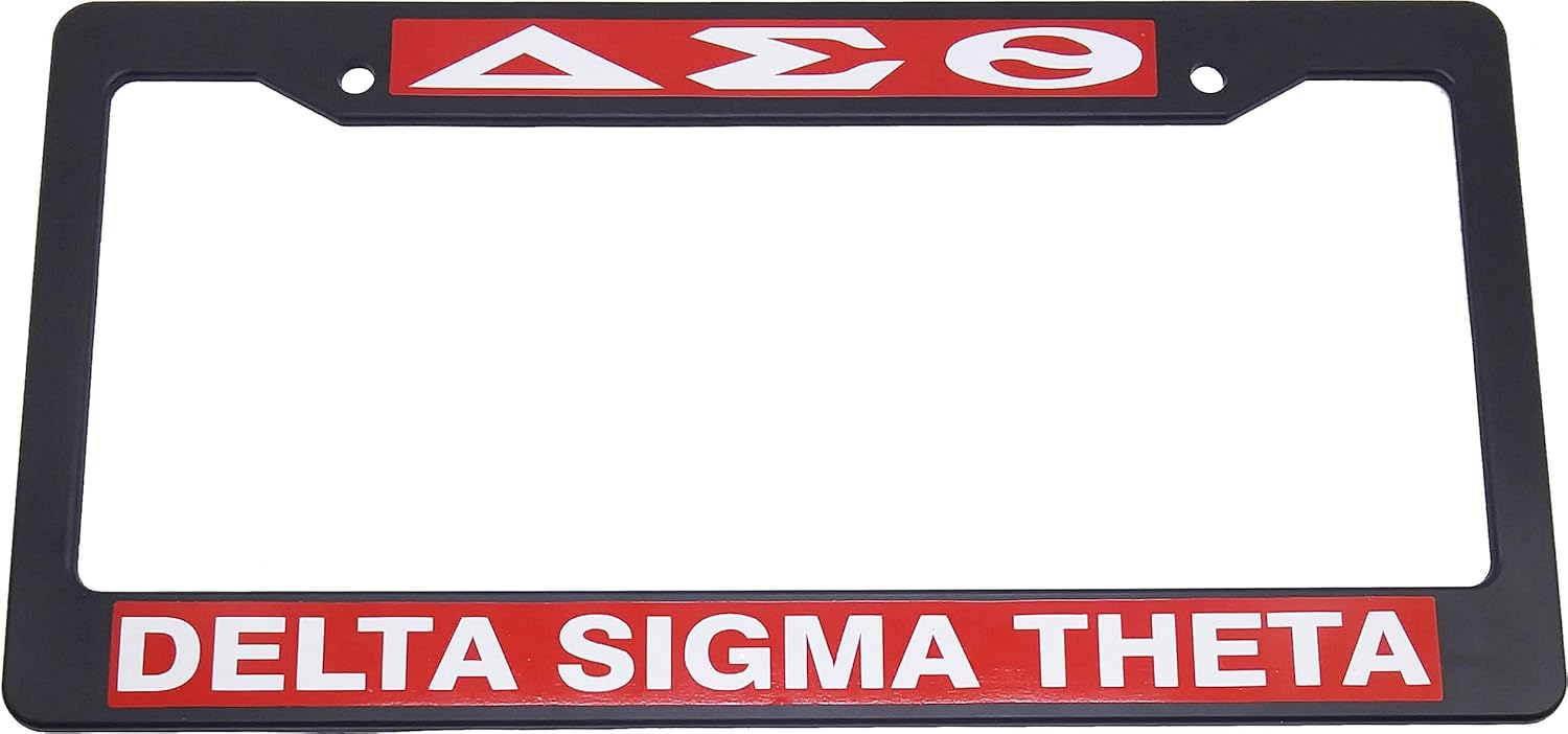Buy Cultural Exchange Delta Sigma Theta Text Decal Plastic License