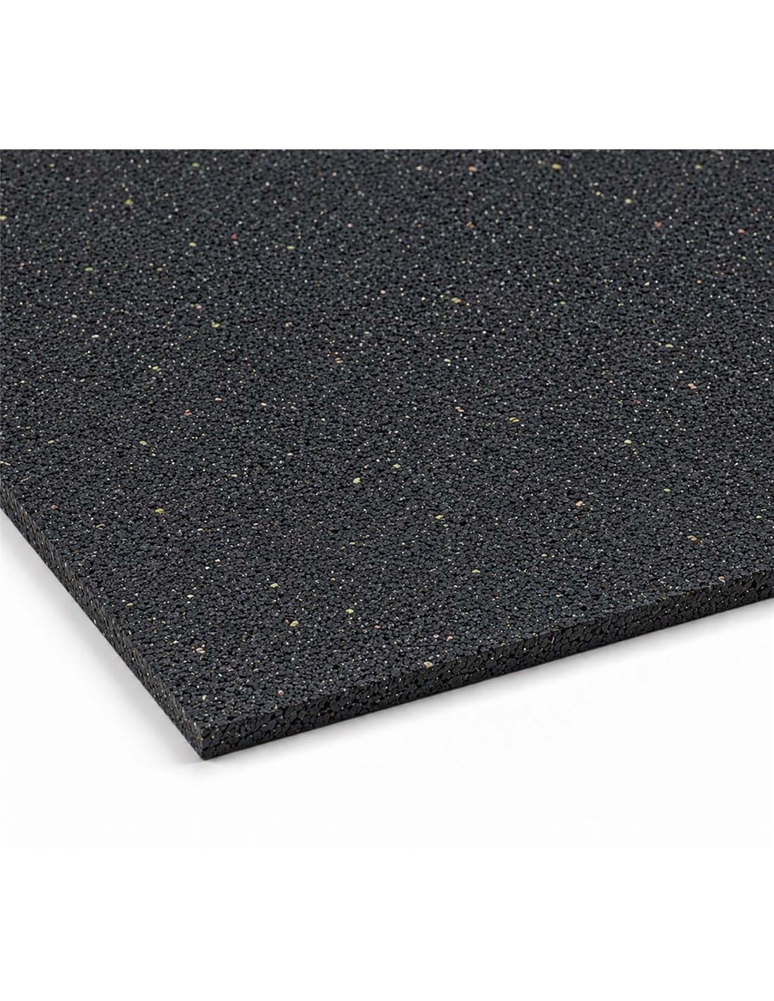 Jardin202 - Esterilla de Ejercicio y Fitness Especial para Gimnasios | EPDM Negro | Base Negra