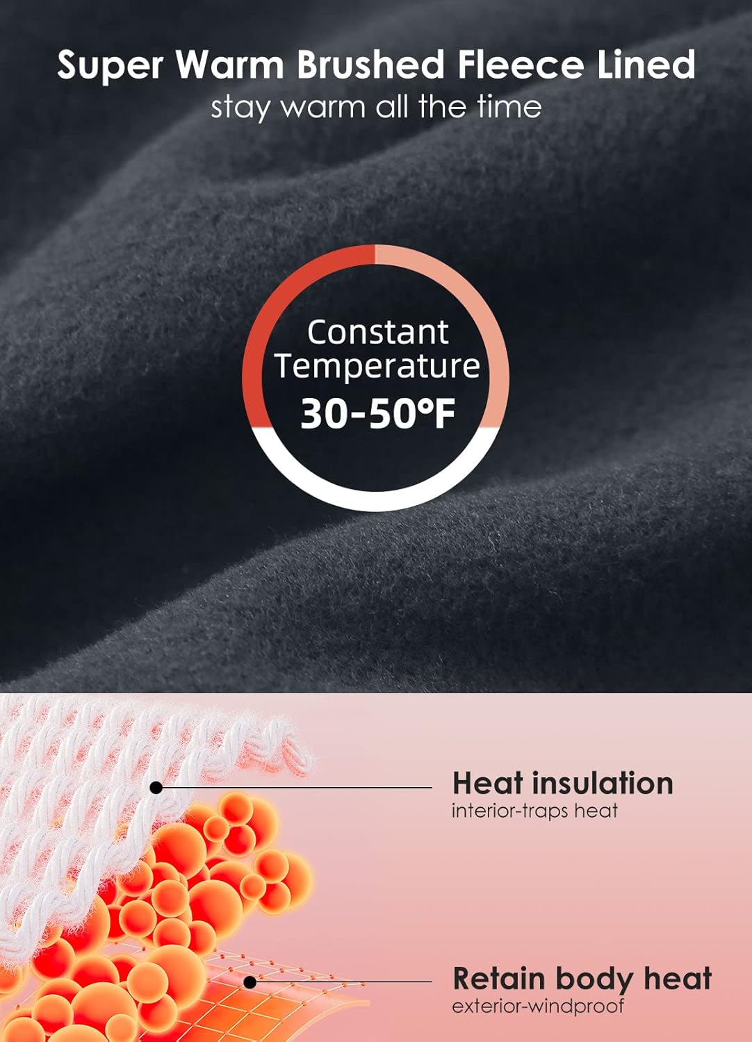 BALEAF Women's Fleece Lined Pants Water Resistant Winter Joggers Thermal Sweatpants for Running Hiking : Clothing, Shoes & Jewelry