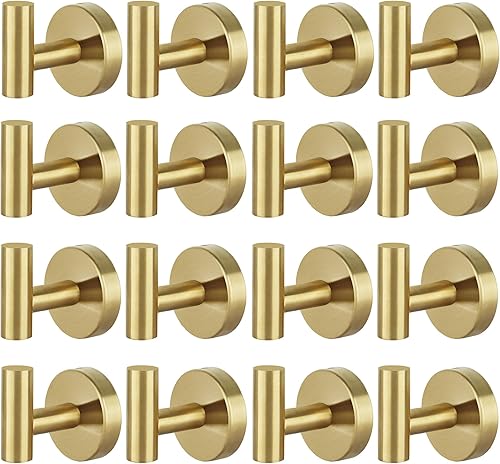 Miniatura 11 de Ganchos para toallas de baño, para bata de baño, gancho de pared negro mate, gancho de pared de acero inoxidable resistente para colgar puerta,