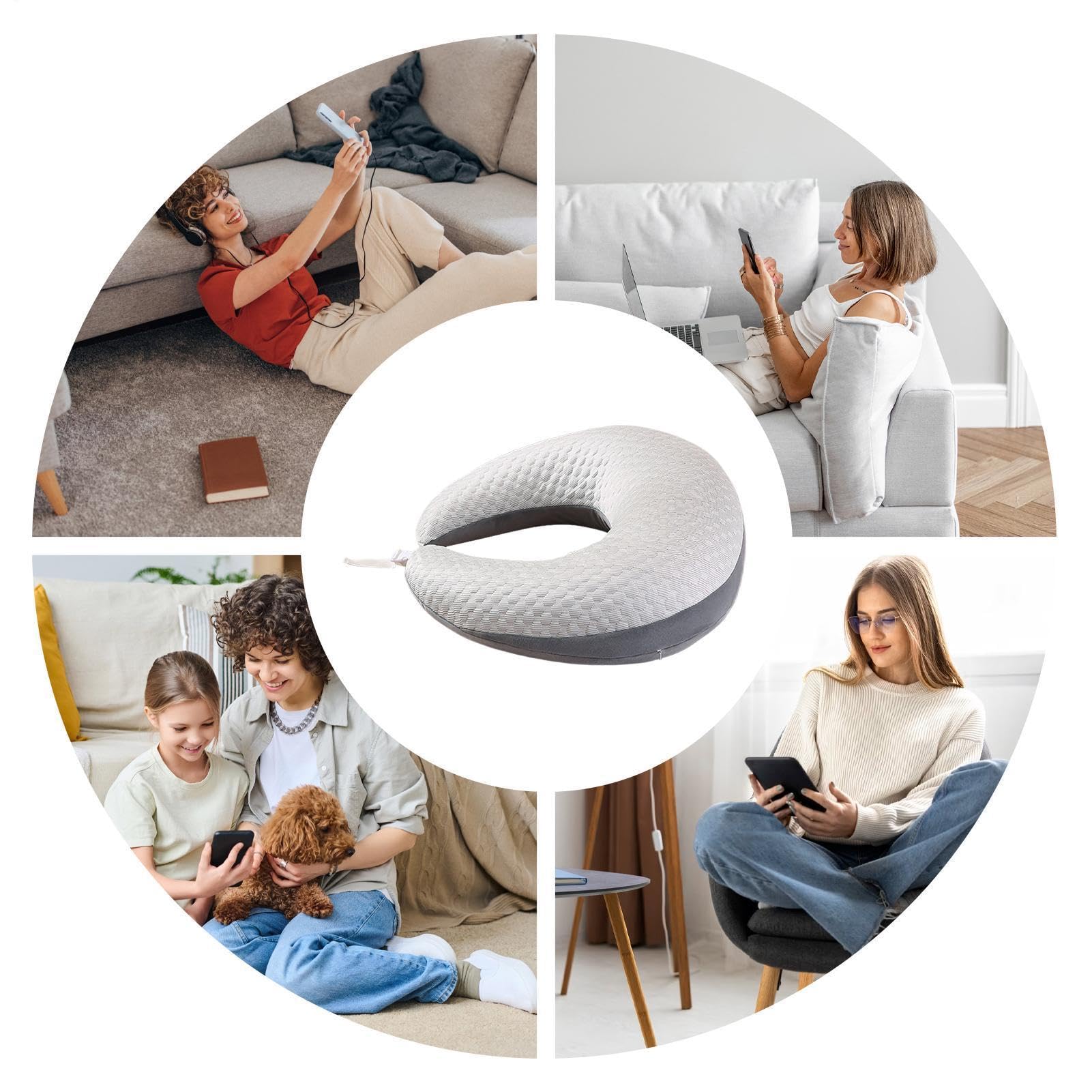 Cuscino Da Lettura Per Bracciolo di supporto ergonomico | Cuscino Da Per Stare Seduti Per Adulti Lavoro Gaming Uncinetto Relax Divano Dormitorio