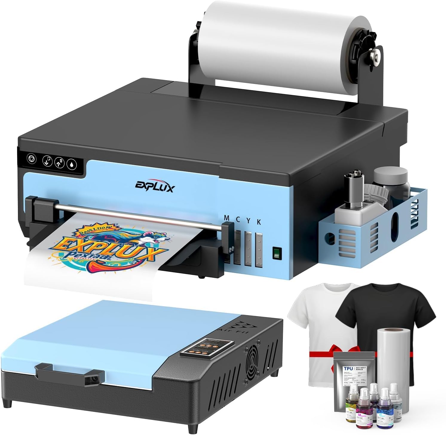 EXPLUX A4 DTF Printer XP600 Printhead...