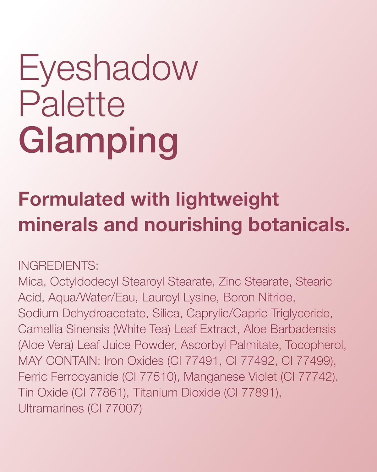 Mineral Fusion Eyeshadow Palette - Four Pressed Powder Shades in Matte, Satin, and Shimmer Finishes - Natural, Lightweight Vegan Eye Makeup - (Glamping) - Image 10