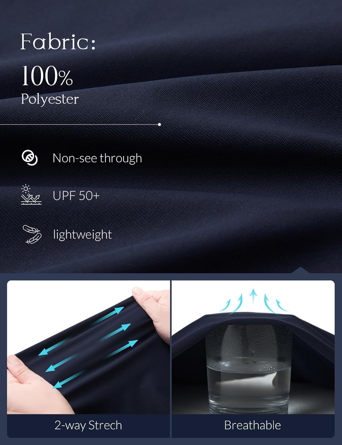 baleaf Women's Golf Pants Straight Leg Stretch Work Travel Pant with Pockets Dressy Bussiness Casual Slacks UPF 50+ - Image 4