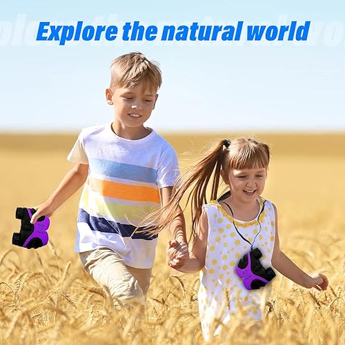 Miniatura 5 de VNVDFLM - Regalos de Pascua para niñas de 3 a 8 años, binoculares compactos para juguetes de patio para niños, el mejor regalo para niñas de 4 a 10