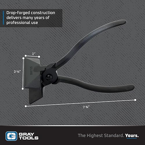 Miniatura 2 de Gray Tools Alicates de costura manual, ancho de mandíbula de 3-1/2 pulgadas, 7-3/4 pulgadas de largo