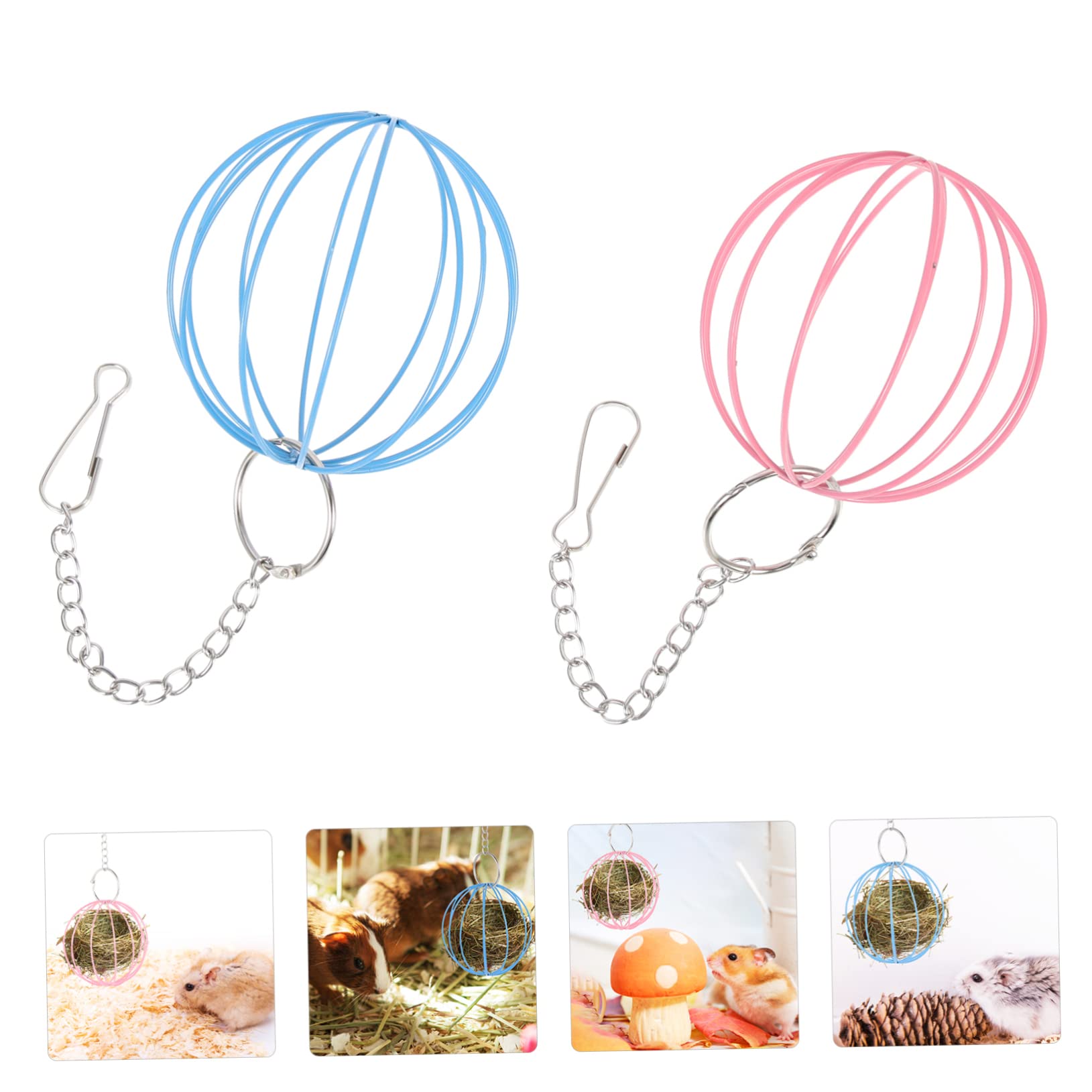 SUPVOX 10piezas Bolsa De Alimentación Colgante para Conejos y Roedores Feeder para Hámsters Chinchillas y para y Juguete Interactivo