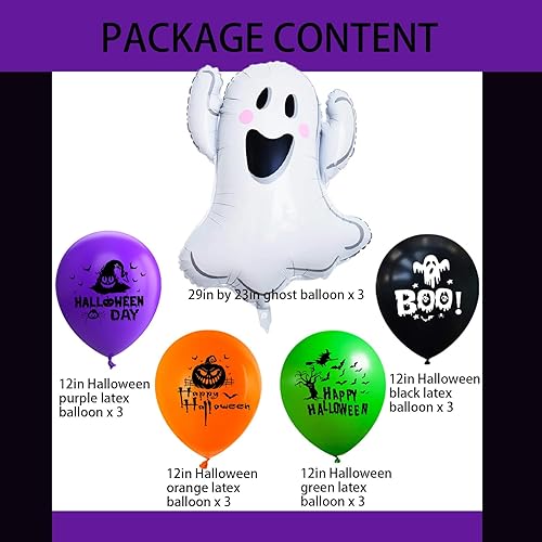 Miniatura 9 de Globos de Acción de Gracias, suministros de fiesta de Acción de Gracias, pavo, naranja, calabaza, rojo, calabaza, verde, Acción de Gracias,