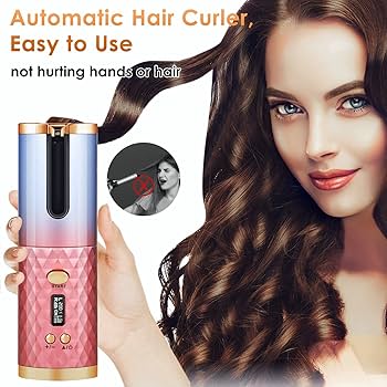 自動カールアイロン ワイヤレスオートヘアカーラー 楽天市場】自動コードレスカーラー ゆるふわ コードレス 自動