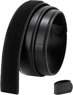 TACNEX Buckleless Genuine Leather Technician Belt with Hook Closure