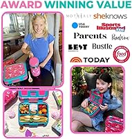 Vista 54 de Bento Lunch Box with Stainless Steel Thermo, Matching Insulated Lunch Bag and Ice Pack Set for Girls, Kids, 5 Divided Compartments, Snack Container