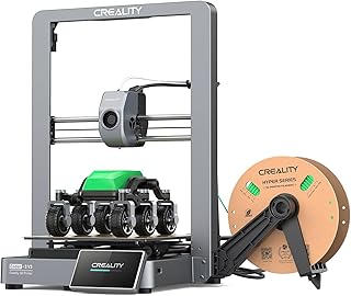 Creality Ender 3 V3 Imprimante 3D, 600 mm/s haute vitesse avec toute la construction métallique, nouveau CoreXZ avec extrudeuse directe Dual Gear Direct, 60 W 300 ℃ Hotend, auto-nivelling, imprimante