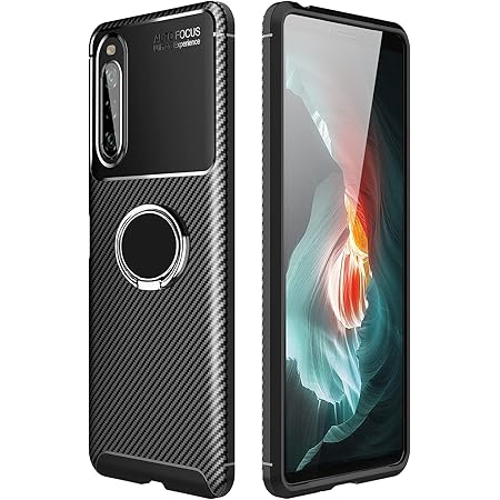 Amazon Co Jp Xperia 10 Ii ケース リング付き Tpu 耐衝撃 Sov43 So 41a 炭素繊維 衝撃吸収 傷防止 カメラ保護 車載ホルダー対応 指紋防止 散熱加工の超薄型 おしゃれ エクスペリア 10 Ii ケース ブラック 家電 カメラ