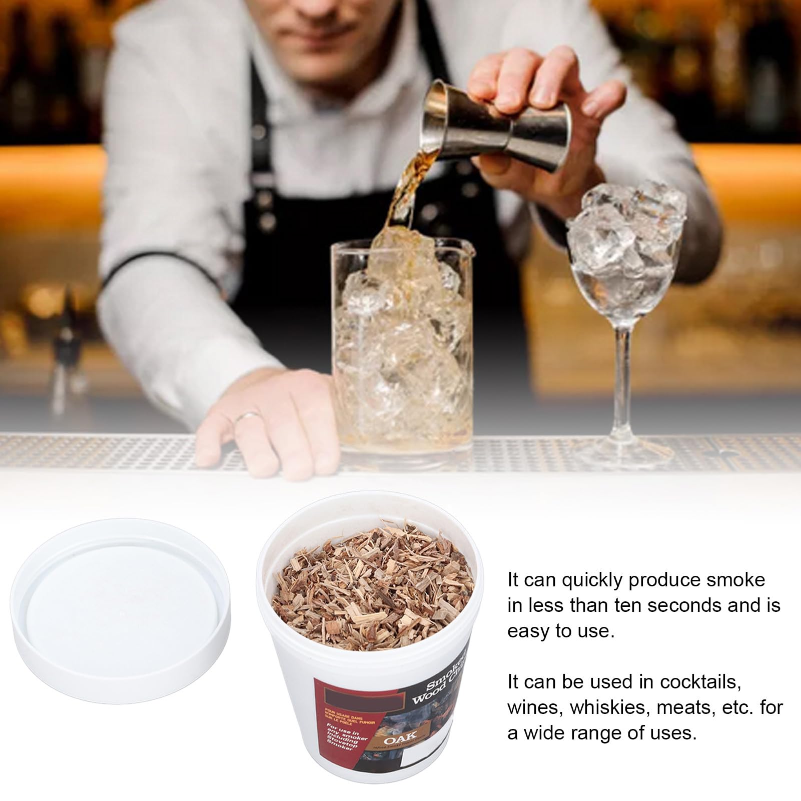Trucioli Di Legno Di Ciliegio Per Affumicare Whisky E Carne – Sapore Fruttato E Fumo Rapido