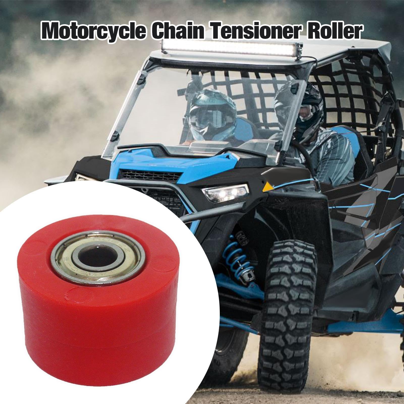 Tensor De Cadena Para Motocicleta – Rodillo Guía Universal De 8 Mm, Ajustador De Polea Para Motocross, ATV Y Bicicleta De Calle