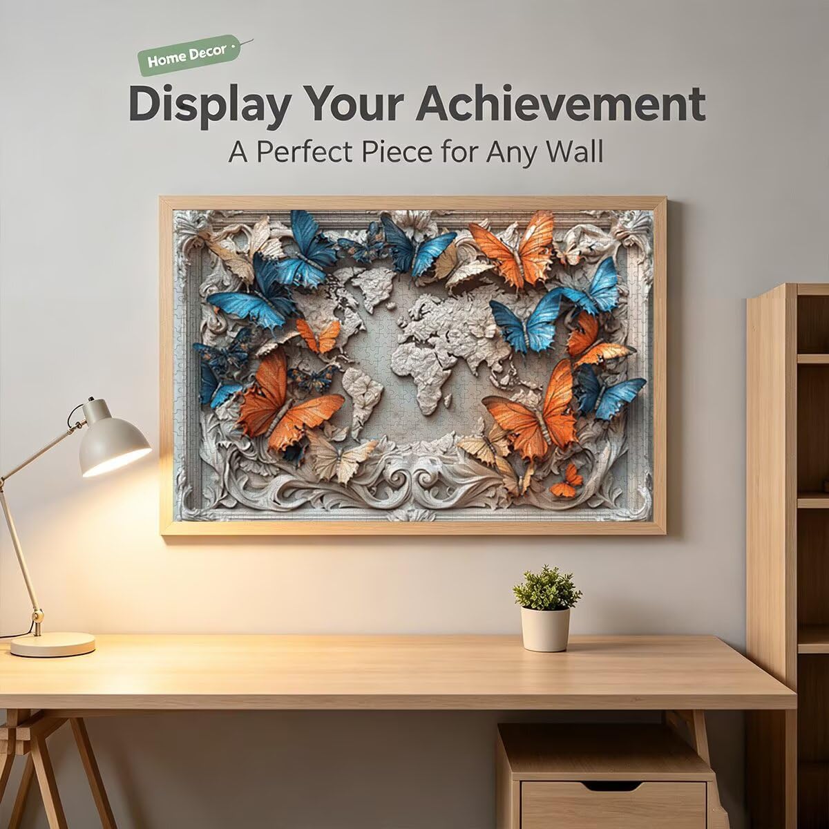 Puzzle 1000 Pezzi, Puzzle Farfalla, Legno Pezzi, Regalo Donna Uomo -9073