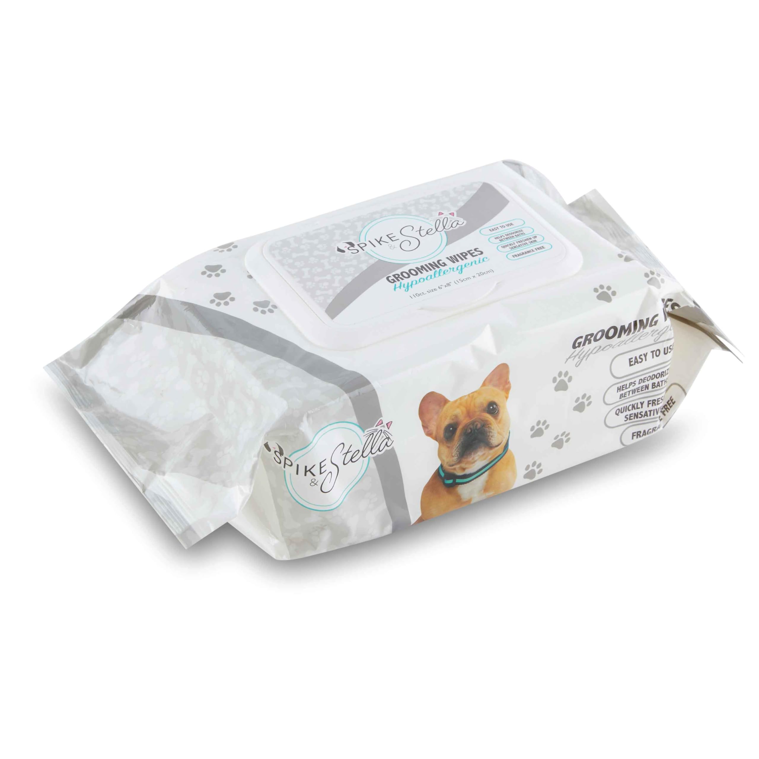 110 Pack Pet Grooming Wipes - Large & Extra-Large Sizes - Lavender, Aloe, & Unscented Variations - Hypoallergenic & Extra Durable - Perfect for Dogs & Cats, 6"x8" - image 7
