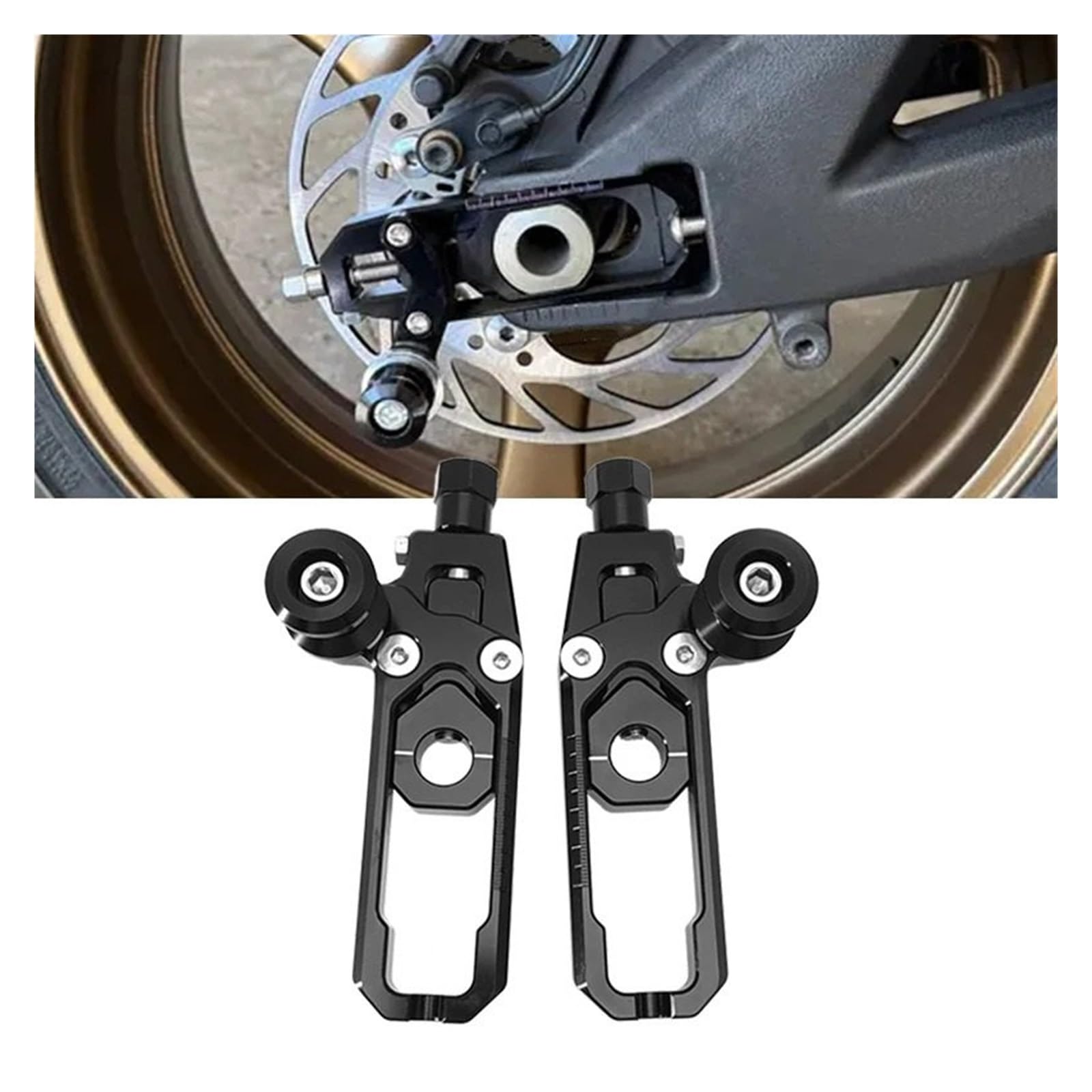 tendicatena posteriore Misura Per Yam&aha R15 V3 MT-15 MT15 MT 15 R 15 2019-2023 Tenditori Catena Tenditori Catena Con Bobina Altalena