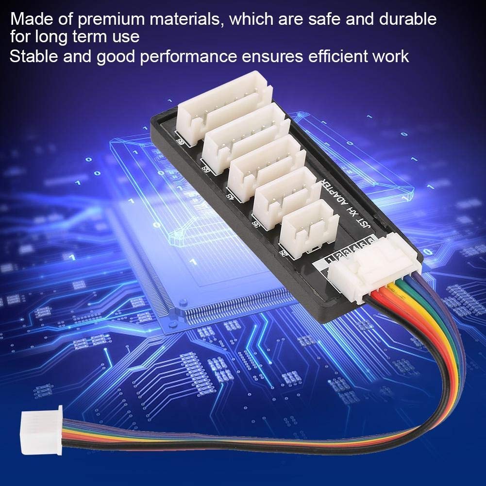 Placa De Carga Balanceada JST XH 2S-6S Para Baterías LiPo – Adaptador Para Cargadores B6/B6AC/A6 Con Cable Incluido