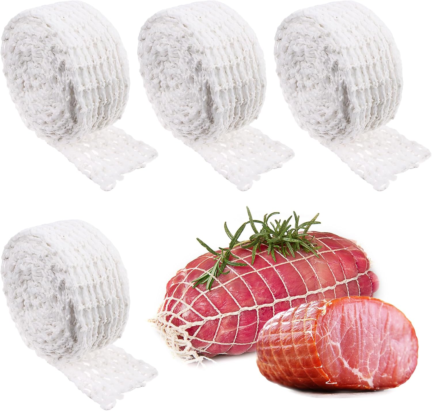 3m Meat Netting Roll,Size 16,Elastic Smoked Meat Poultry