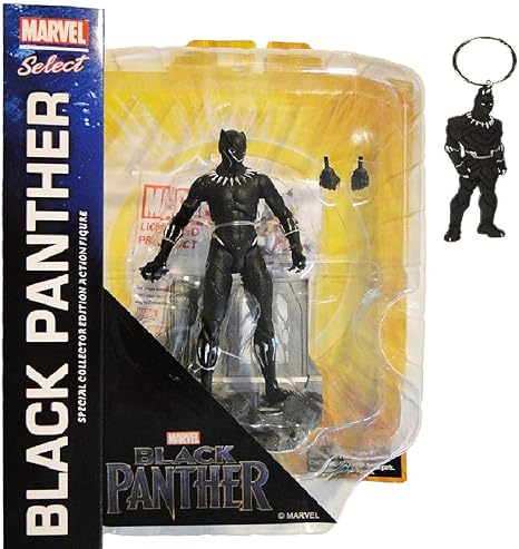 Amazon Diamond Select Toys マーベルセレクト ブラックパンサー アクションフィギュア ブラックパンサーpvcキーリング付き フィギュア ドール 通販