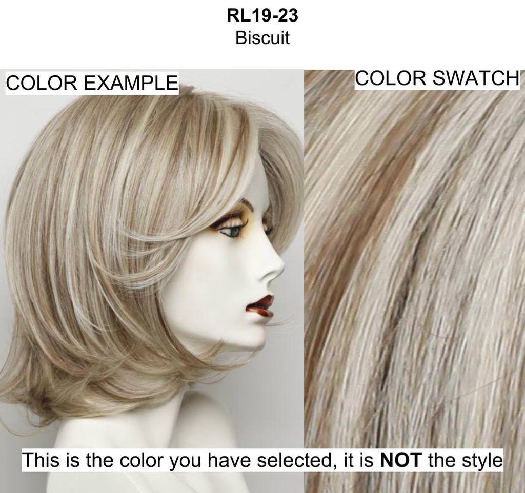 Bundle - 2 Items: Flying Solo Petite/Average Wig by Raquel Welch (item #1), Christy's Wigs Q & A Booklet (item #2) - Color: RL19_23