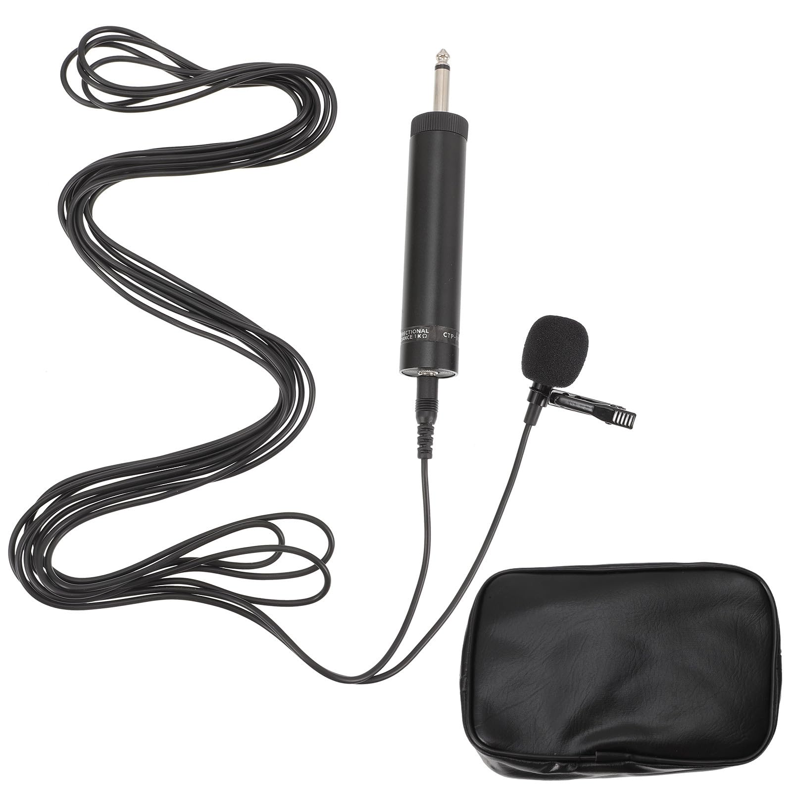 Beaupretty Lavalier Lapel Microphone with Clip for Stage Band Performance