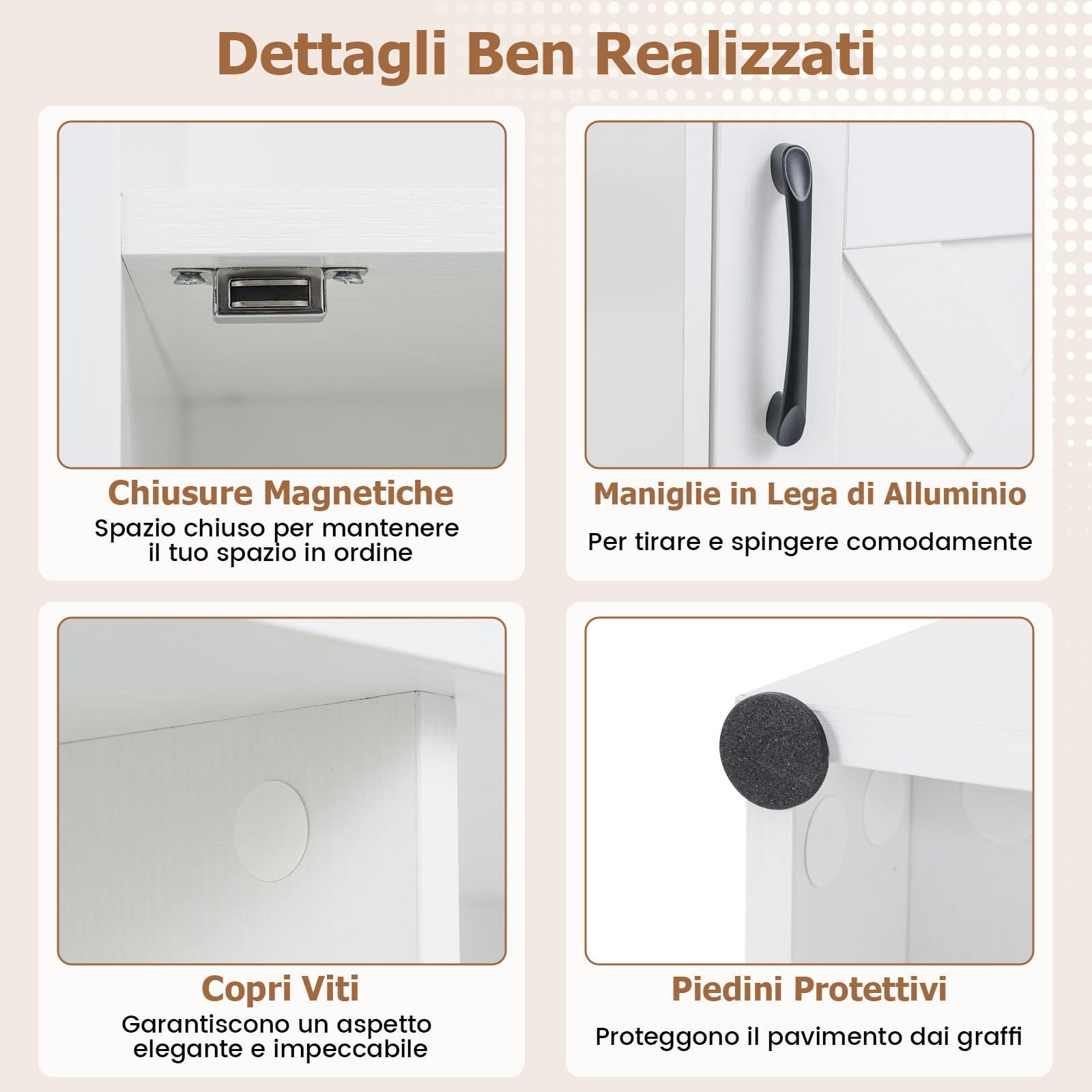 COSTWAY Scrivania Angolare Salvaspazio con Stazione di Ricarica, Ripiani Aperti e 2 Armadietti, Scrivania ad Angolo in Legno, Scrittoio per Computer per Soggiorno, Studio e Ufficio