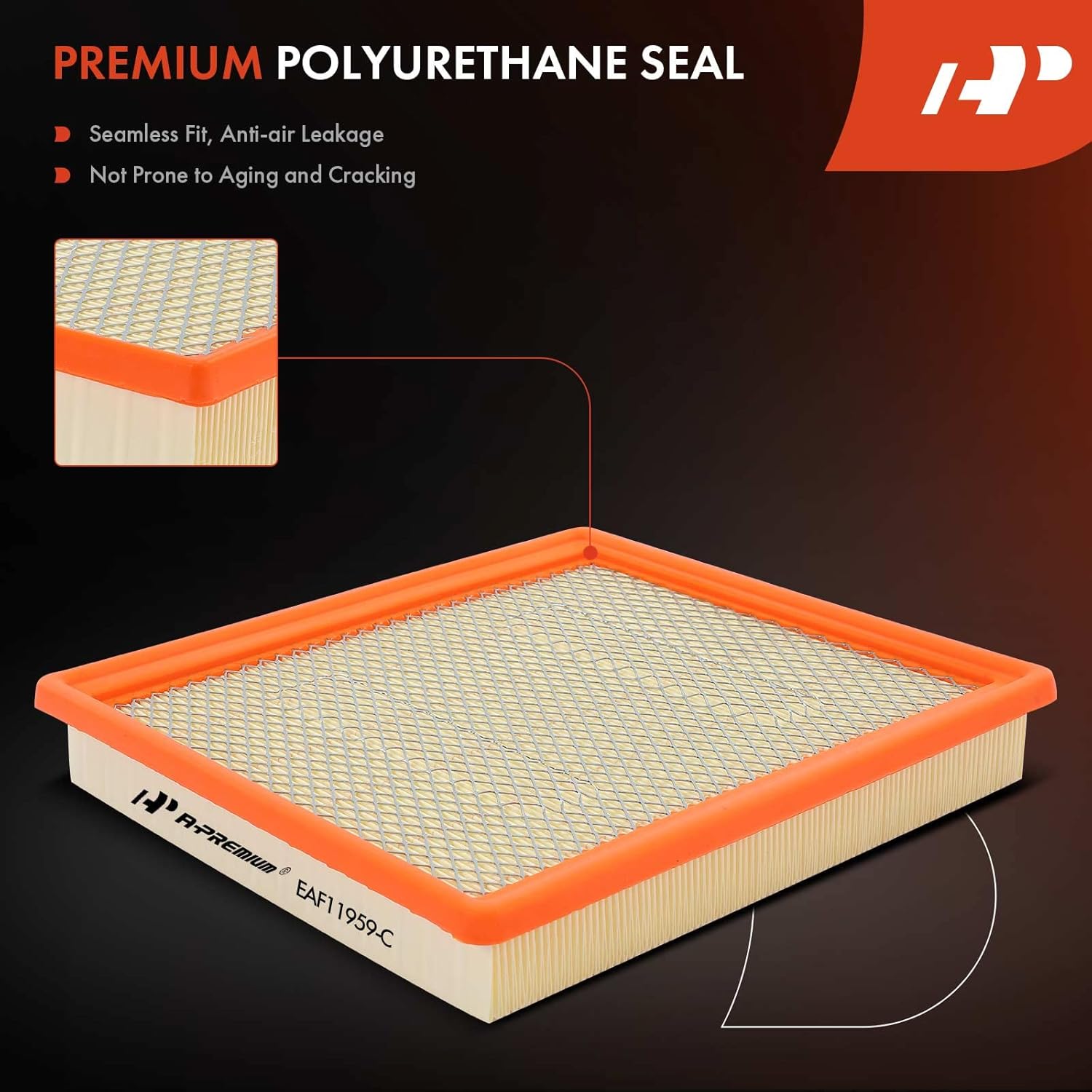 A-Premium 2-PC Engine Air Filter Compatible with Chevrolet Colorado & GMC Canyon, 2015-2022, 2.5L 2.8L 3.6L, Flexible Panel, Replace# 23248945