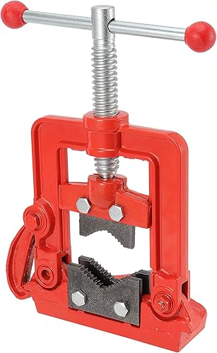 Miniatura 5 de Tornillo de tubo de servicio pesado - 0.4 a 2.4 pulgadas de capacidad, enhebrador de tornillo de banco forjado para cortar y fijar tubos de 10 a