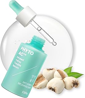Phyto ac Infused Yulmu Trouble Serum, Korean Natural Facial Serum for Smooth Skin, Sensitive Skin, Redness Reducing and Soothing Serum, Korean Skin Care, 1.52 Fl Oz