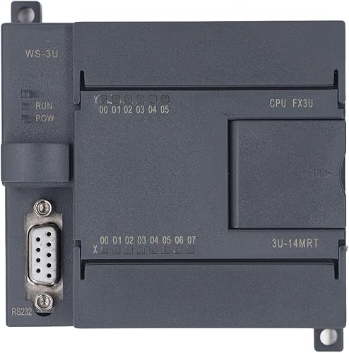 Miniatura 8 de PLC Programmable Logic Controller, PLC Industrial Control Board PCB Wide Application Rail Mounting Stable Performance DC 24V for Textile