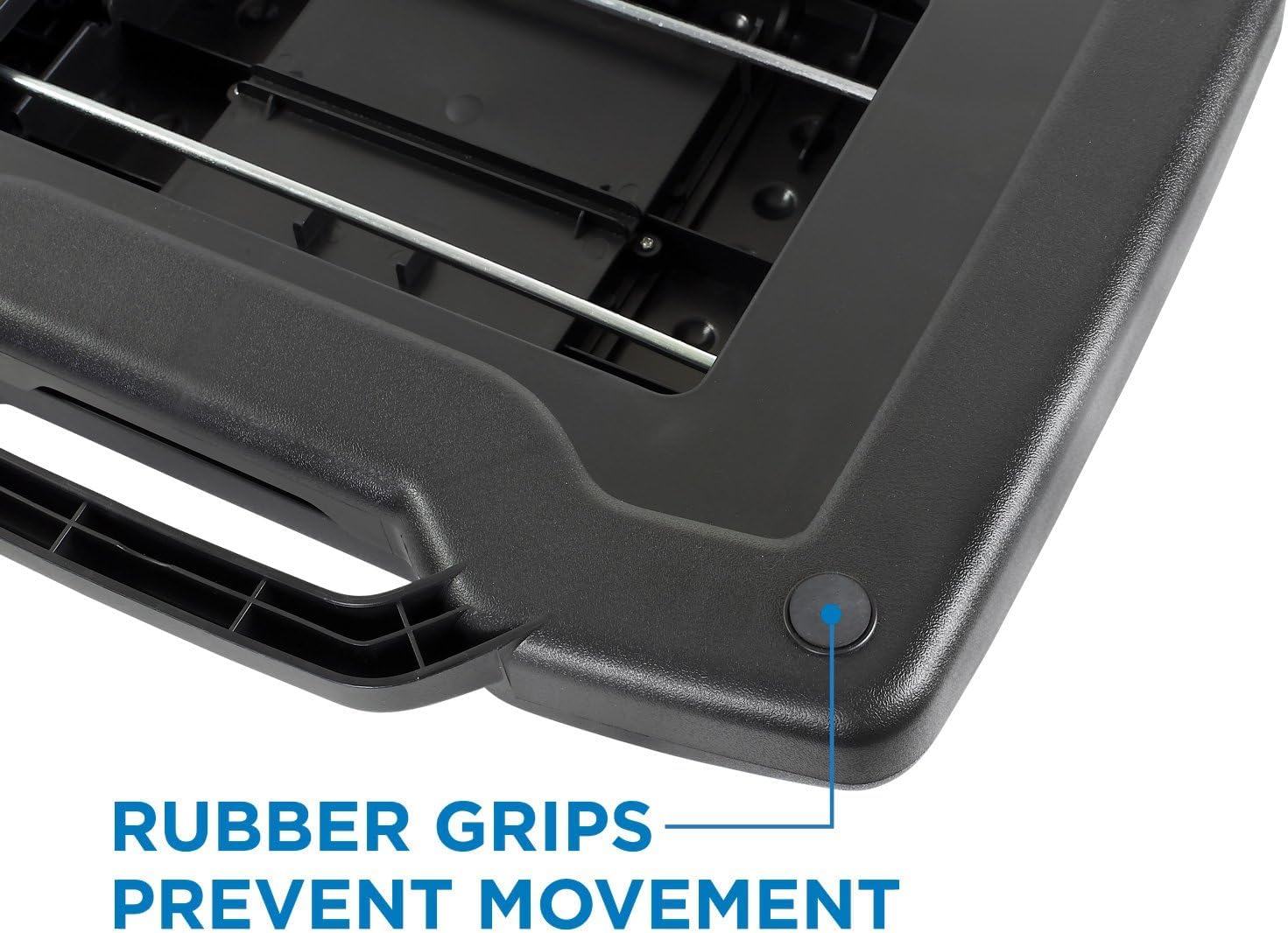 Mount-It! Under Desk Footrest Adjustable Height & Tilt Foot Rest Under Desk (3"–15") with Massage Rollers, Large Non Slip Ergonomic Office Foot Stool for Home Office & Workstation