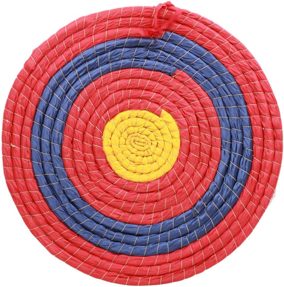 Handmade Straw Target Full Ring Lightweight High-Density Outdoor Practice Arrow Target for Traditional Recurve Beginners