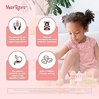 Vista 6 de MaryRuth Organics Probióticos para niños para la salud digestiva Gomitas probióticas USDA Suministro de 2 meses Probióticos para niños Apoyo