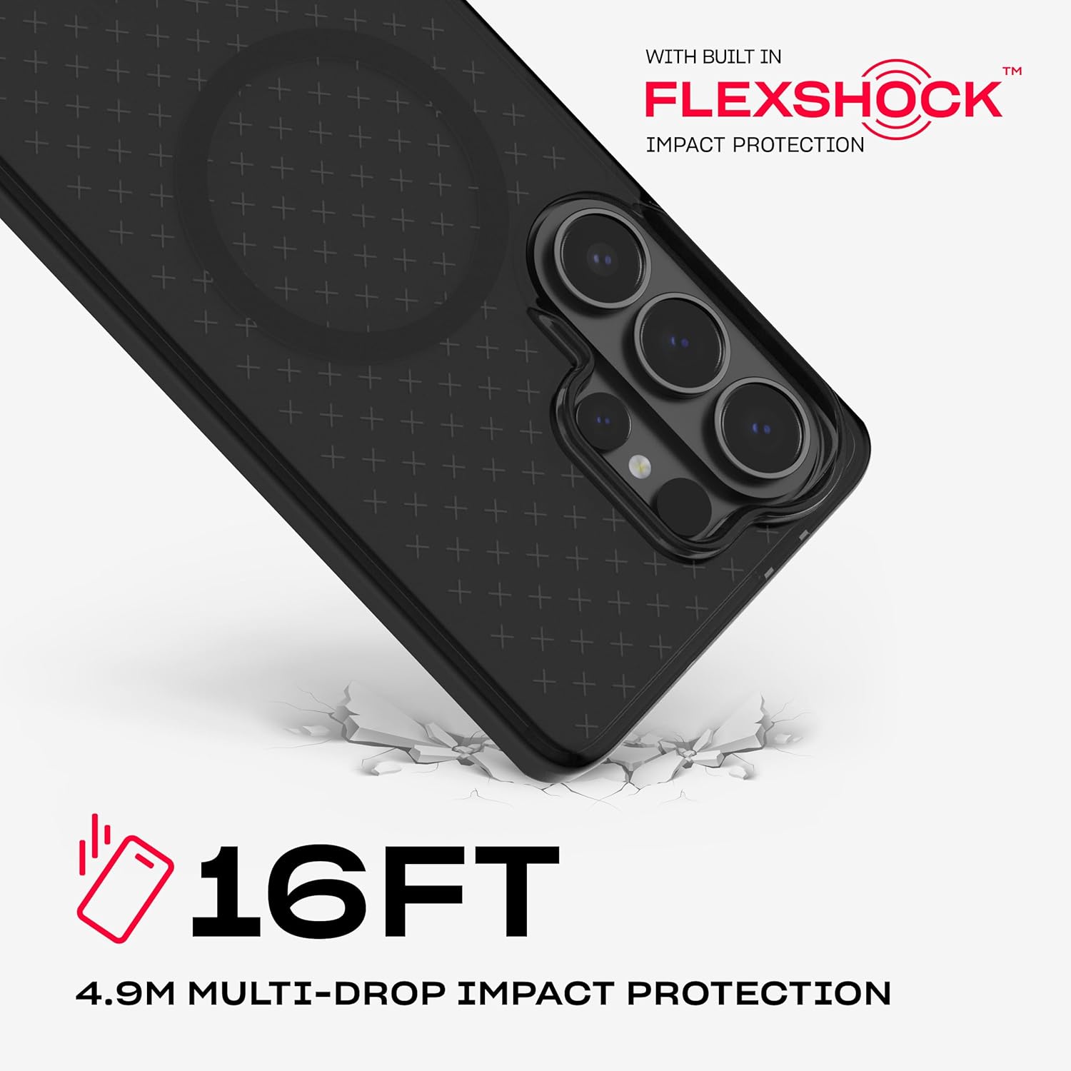 Tech21 Samsung Galaxy S26 Ultra Evocheck with Magnet - Smokey/Black