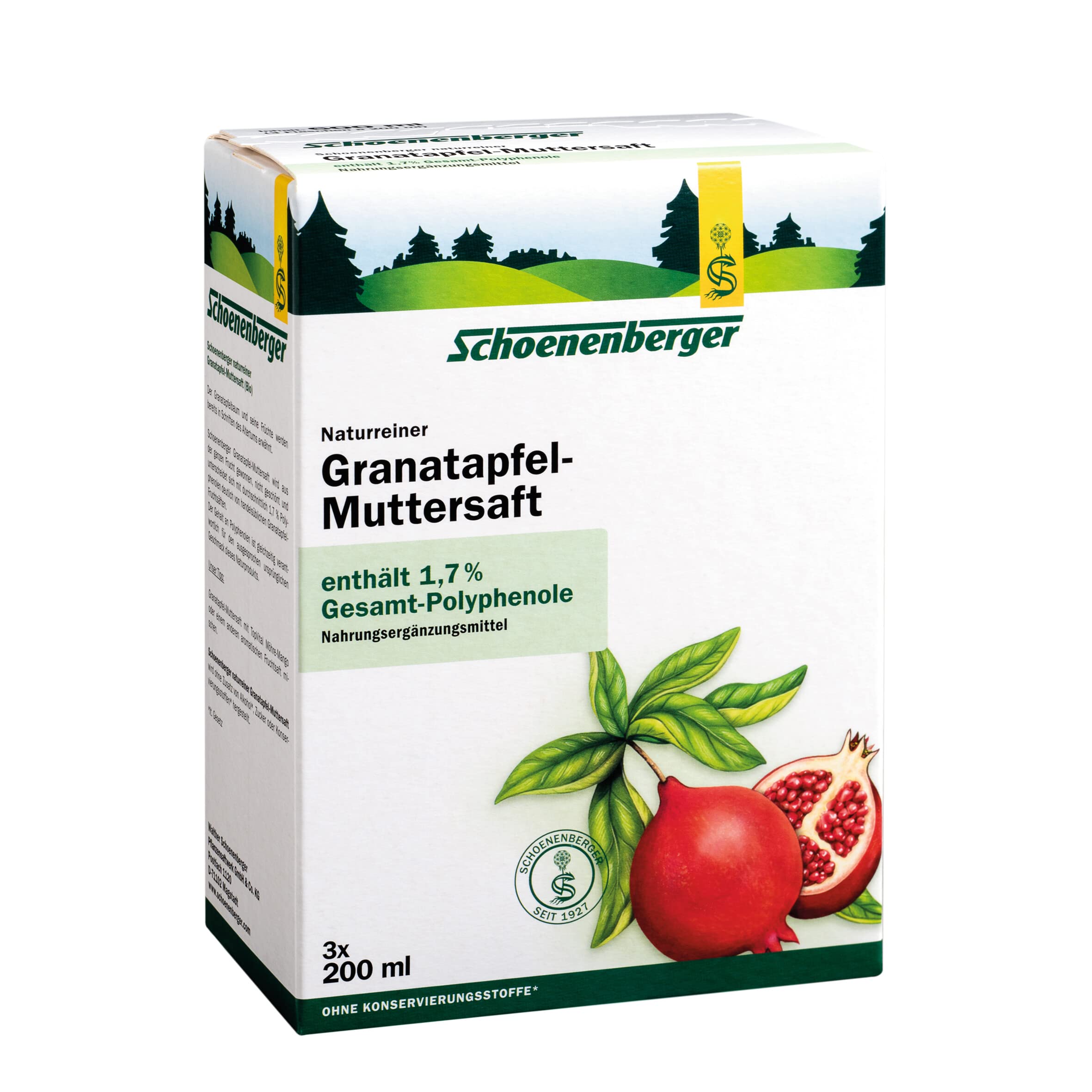 Granatapfel Muttersaft Sc 3X200 ml